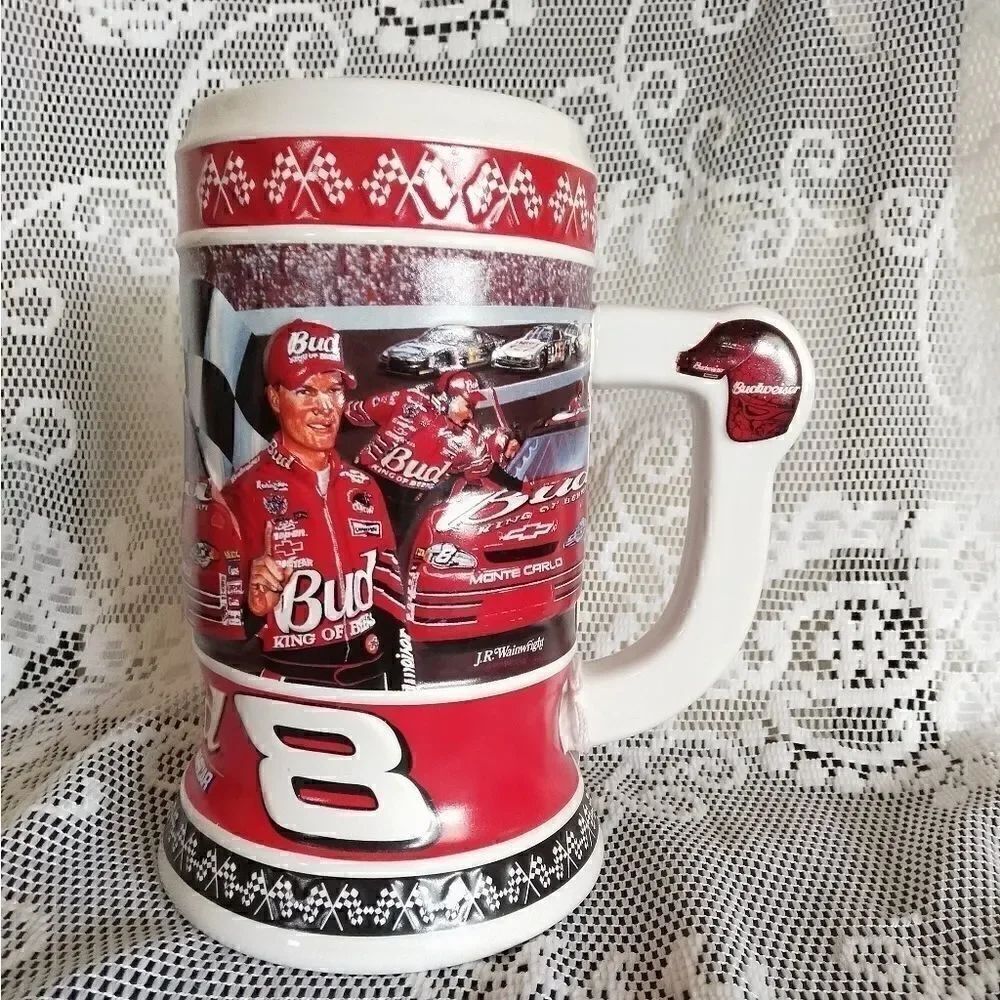 Dale Earnhardt Jr. Budweiser Beer Stein